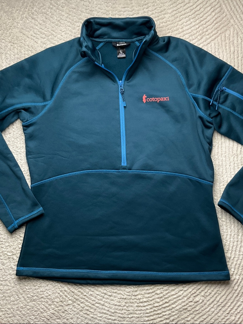 Cotopaxi Women's Tempa Fleece Half-Zip Pullover in Abyss Color Size Large